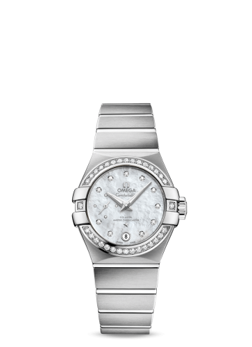 Omega Constellation Co‑Axial Master Chronometer 27 Small Seconds Stainless Steel / Diamond / MOP